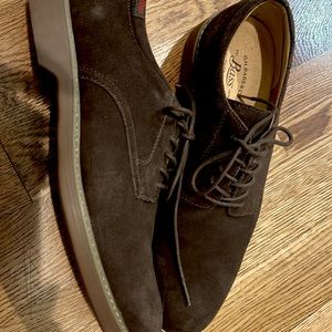 Bass Pasadena men’s 11 W brown suede shoes